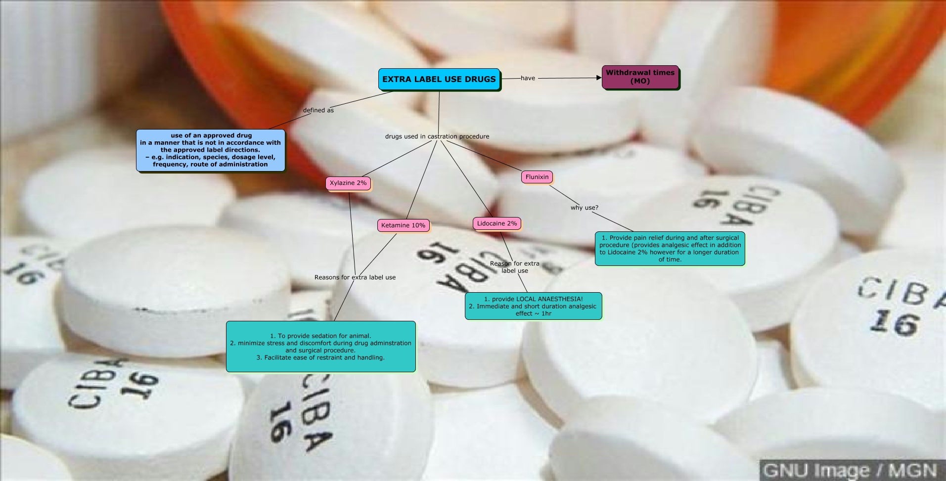 Extra label drug use